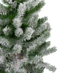 Northlight Set Of 3 Slim Flocked Alpine Artificial Christmas Trees 6' - Unlit 10 Northlight Set Of 3 Slim Flocked Alpine Artificial Christmas Trees 6' - Unlit -Northlight Shop northlight v27444 2updatede 31002.1668587289