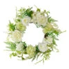 Northlight Peony And Rose Artificial Spring Wreath, White And Green - 24-Inch 1 Northlight Peony And Rose Artificial Spring Wreath, White And Green - 24-Inch -Northlight Shop northlight vm18640 updated 59965.1621533971
