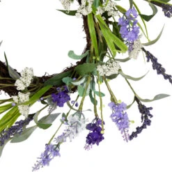 Northlight Green And Purple Twig Artificial Floral Wreath, 16-Inch - Unlit -Northlight Shop northlight vm18929 02 19479.1692025709