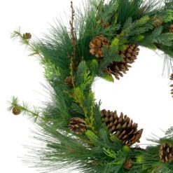 Northlight 28" Long Needle And Pine Cones Artificial Christmas Wreath - Unlit -Northlight Shop northlight vm26526 1 68231.1588355764