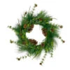 Northlight 28" Long Needle And Pine Cones Artificial Christmas Wreath - Unlit
