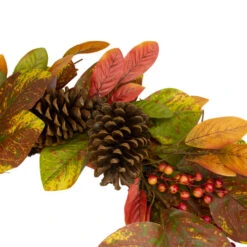Northlight Leaves And Berries Twig Artificial Thanksgiving Wreath - 26-Inch, Unlit -Northlight Shop northlight vm26528 4 38096.1665610748