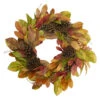 Northlight Leaves And Berries Twig Artificial Thanksgiving Wreath - 26-Inch, Unlit -Northlight Shop northlight vm26528 85039.1665610748