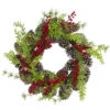 Northlight Frosted Pine Cones And Berries Artificial Christmas Wreath - 18-Inch, Unlit -Northlight Shop northlight vm26540 07880.1588357523
