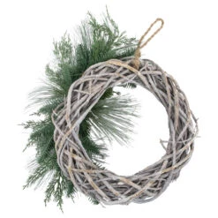 Northlight Frosted Pine Cone And Foliage Artificial Christmas Twig Wreath, 15 Inch, Unlit 9 Northlight Frosted Pine Cone And Foliage Artificial Christmas Twig Wreath, 15 Inch, Unlit -Northlight Shop northlight vm26558 4updated 46363.1665087476