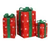Northlight Set Of 3 Lighted Tall Red Gift Boxes With Green Bows Christmas Outdoor Decorations 18" 2 Northlight Set Of 3 Lighted Tall Red Gift Boxes With Green Bows Christmas Outdoor Decorations 18" -Northlight Shop northlight y76260 61931.1587645150