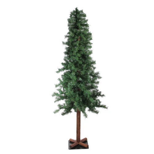 Northlight 7' Slim Traditional Woodland Alpine Artificial Christmas Tree – Unlit 3 Northlight 7' Slim Traditional Woodland Alpine Artificial Christmas Tree – Unlit