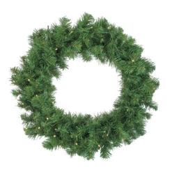 Northlight 4-Piece Artificial Winter Spruce Christmas Tree, Wreath And Garland Set 6.5' - Clear Lights -Northlight Shop northlight z16018 65091.1587644174