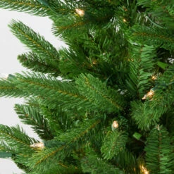 Northlight 7.5' Pre-Lit Pencil Northwood Noble Fir Artificial Christmas Tree - Clear Lights -Northlight Shop northlight z16026 3 65534.1600391941