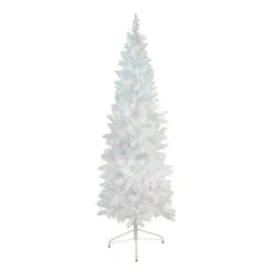 Northlight 6' Pre-Lit Glimmer Iridescent Spruce Artificial Christmas Tree - Clear AlwaysLit Lights