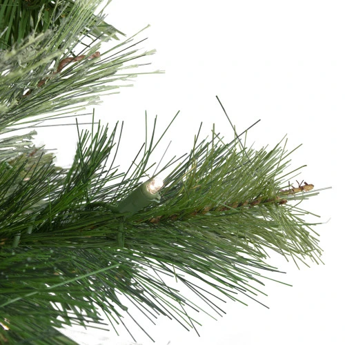 Northlight 4.5' Pre-Lit Full Ashcroft Cashmere Pine Artificial Christmas Tree, Warm Clear LED Lights 4 Northlight 4.5' Pre-Lit Full Ashcroft Cashmere Pine Artificial Christmas Tree, Warm Clear LED Lights - Image 2