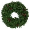 Northlight Dakota Red Pine Artificial Christmas Wreath With Pine Cones - 24-Inch, Unlit 1 Northlight Dakota Red Pine Artificial Christmas Wreath With Pine Cones - 24-Inch, Unlit -Northlight Shop northlight z99419 01 69795.1692025708