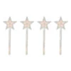 Northlight 4ct Lighted Star Christmas Pathway Marker With Lawn Stakes White Wire - Clear Lights -Northlight Shop northlight zg27640 45806.1588415299