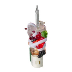 Northlight 7" Santa Claus In Chimney Christmas Bubble Night Light 9 Northlight 7" Santa Claus In Chimney Christmas Bubble Night Light -Northlight Shop northlightct 27 217 107 05621.1663773984