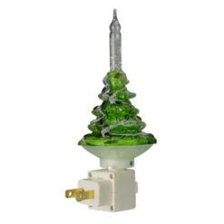 Northlight 6.5" Green And White Christmas Tree Bubble Night Light -Northlight Shop northlightct 72 218 107 2 80999.1588344128