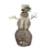 Northlight 48" LED Lighted Rattan Snowman Outdoor Christmas Decoration -Northlight Shop northlightd 19 33730a 74567.1587645271