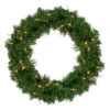 Northlight 18" Deluxe Windsor Pine Artificial Christmas Wreath - Clear Lights -Northlight Shop northlightgb yww818 grupdate 30680.1665783346
