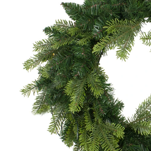 Northlight Pre-Lit Woodcrest Pine Artificial Christmas Wreath - 48-Inch, Clear Lights 4 Northlight Pre-Lit Woodcrest Pine Artificial Christmas Wreath - 48-Inch, Clear Lights - Image 2