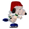 Northlight 24" White And Red Pre-Lit Skating Peanuts Snoopy Outdoor Christmas Decor - Clear Lights -Northlight Shop northlightpw 86214 l2d 49670.1588415867