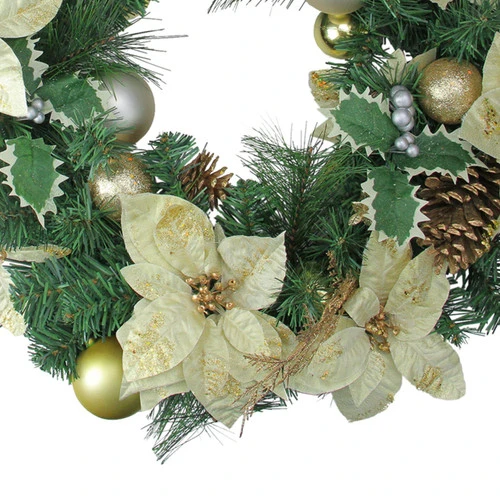 Northlight White And Green Pine Cone Artificial Christmas Wreath - 24-Inch, Unlit 5 Northlight White And Green Pine Cone Artificial Christmas Wreath - 24-Inch, Unlit - Image 3