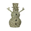Northlight 24" Brown And White Lighted Snowflake Standing Snowman Christmas Outdoor Decor -Northlight Shop nzzipyxsqitt3rjhdenb4nkufked4bde 10498.1588415455