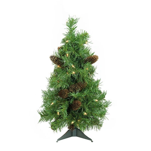 Northlight 2' Pre-Lit Full Dakota Pine Artificial Christmas Tree - Clear Lights 3 Northlight 2' Pre-Lit Full Dakota Pine Artificial Christmas Tree - Clear Lights