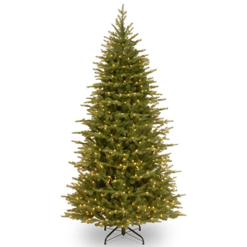 Christmas Central 7.5’ Pre-Lit Nordic Spruce Artificial Christmas Tree, Clear Lights 3 Christmas Central 7.5’ Pre-Lit Nordic Spruce Artificial Christmas Tree, Clear Lights