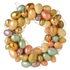 Easter Egg Wreath - 16-Inch, Unlit