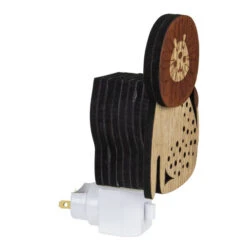 Roman 6" Wooden LED Smiling Lion Night Light -Northlight Shop roman 163585 2 43504.1665610742