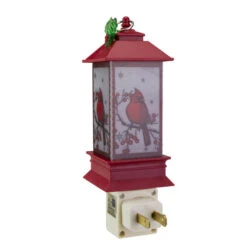 Roman 6" Red Cardinal Holly Christmas Lantern Night Light 9 Roman 6" Red Cardinal Holly Christmas Lantern Night Light -Northlight Shop roman 164112 2 79270.1588396812