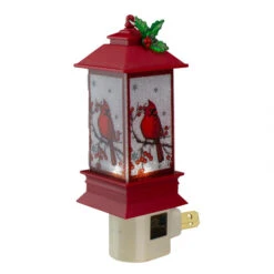 Roman 6" Red Cardinal Holly Christmas Lantern Night Light 8 Roman 6" Red Cardinal Holly Christmas Lantern Night Light -Northlight Shop roman 164112 3 17482.1588396811