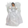 Roman 14.5" White And Silver Elegant Feathered Tree Topper -Northlight Shop roman 33803 1 2 45143.1587644955
