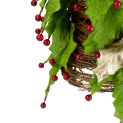 Roman 1.5' Slim Twas Night Red Holly Berry And Leaf Artificial Christmas Cone Tree - Unlit 9 Roman 1.5' Slim Twas Night Red Holly Berry And Leaf Artificial Christmas Cone Tree - Unlit -Northlight Shop roman 35384 3 35728.1595892319