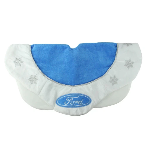 Northlight 21.5" Blue And White Ford Scalloped Mini Christmas Tree Skirt 3 Northlight 21.5" Blue And White Ford Scalloped Mini Christmas Tree Skirt