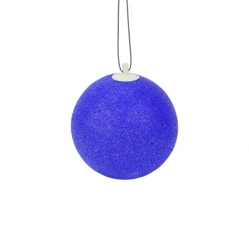 Sienna 7" Blue Shimmering Sphere Mini Ball Outdoor Decorative Patio Christmas Light - 12 Ft Green Wire 3 Sienna 7" Blue Shimmering Sphere Mini Ball Outdoor Decorative Patio Christmas Light - 12 Ft Green Wire