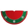 48" Red And Green Snowflake Christmas Tree Skirt 2 48" Red And Green Snowflake Christmas Tree Skirt -Northlight Shop stnickschoice 0670371lo snowflakes 1 59033.1588356297