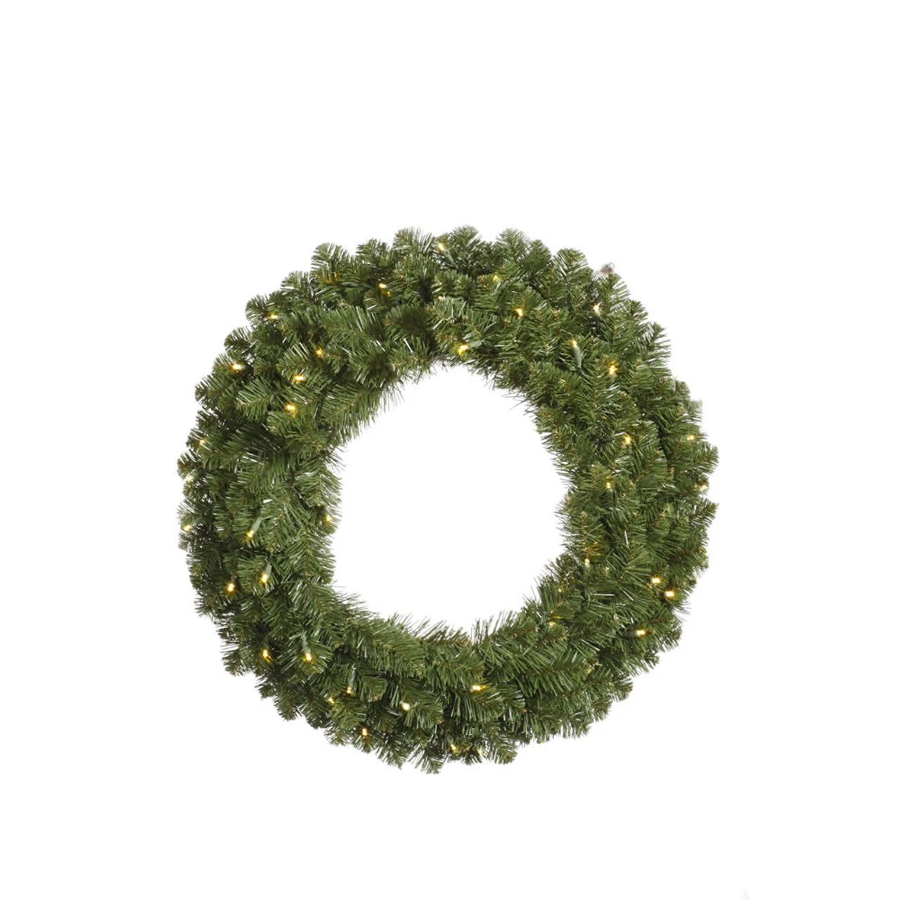 5' Pre-Lit Double-Sided Grand Teton Commercial Christmas Wreath - Clear LED 3 5' Pre-Lit Double-Sided Grand Teton Commercial Christmas Wreath - Clear LED