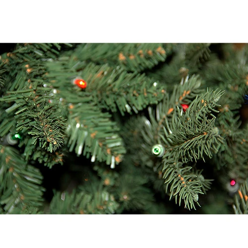 9' Pre-Lit Full Grantwood Pine Artificial Christmas Tree - Multicolor Lights 4 9' Pre-Lit Full Grantwood Pine Artificial Christmas Tree - Multicolor Lights - Image 2