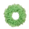 Vickerman 24" Pre-Lit Chartreuse Green Wide Cut Artificial Christmas Wreath - Green Lights