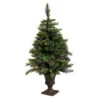 3.5' Pre-Lit Green Potted Mixed Cashmere Pine Medium Artificial Christmas Tree - Multicolor LED Lights 1 3.5' Pre-Lit Green Potted Mixed Cashmere Pine Medium Artificial Christmas Tree - Multicolor LED Lights -Northlight Shop vickermana118237led 94019.1588362435