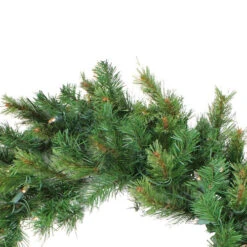 Pre-Lit Jack Pine Artificial Christmas Wreath - 36-Inch, Clear LED Lights -Northlight Shop vickermana125637ledb 50794.1636808487