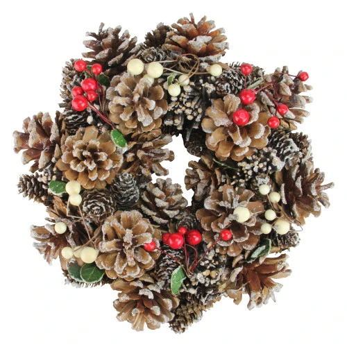 Northlight Pine Cones And Berries Artificial Christmas Wreath - 10.25-Inch, Unlit 3 Northlight Pine Cones And Berries Artificial Christmas Wreath - 10.25-Inch, Unlit