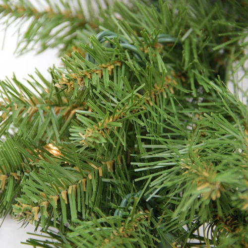 Northlight Pre-Lit Essex Pine Artificial Christmas Wreath - 24-Inch, Clear Lights 4 Northlight Pre-Lit Essex Pine Artificial Christmas Wreath - 24-Inch, Clear Lights - Image 2