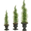 Set Of 3 Potted Sparkling Frosted Spiral Topiary Artificial Christmas Tree 1.5' - Unlit -Northlight Shop yg4k6cpp23ptcdhdtryb96cfwhh92pny 50478.1588362247